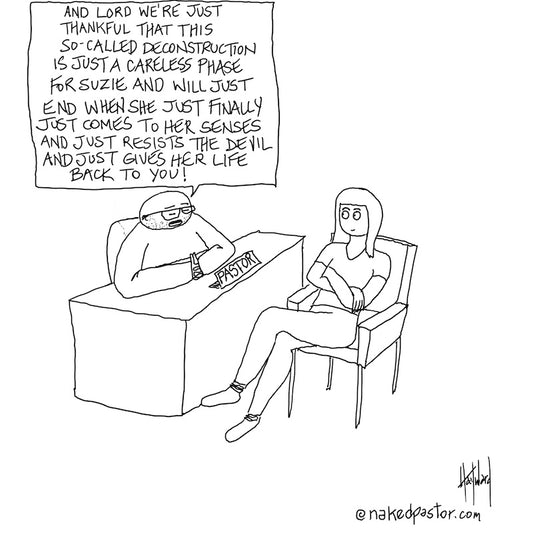 Deconstruction Just a Phase Digital Cartoon - by nakedpastor