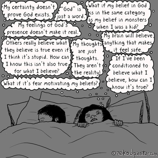 Deep Dark Thoughts Digital Cartoon - by nakedpastor