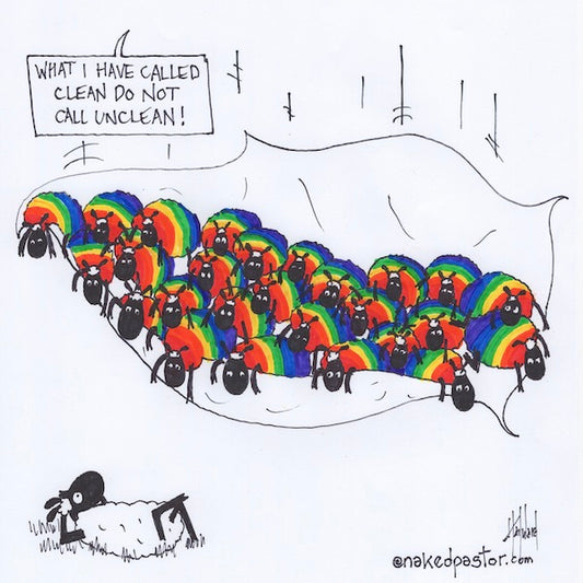 Do Not Call Unclean Digital Cartoon - by nakedpastor
