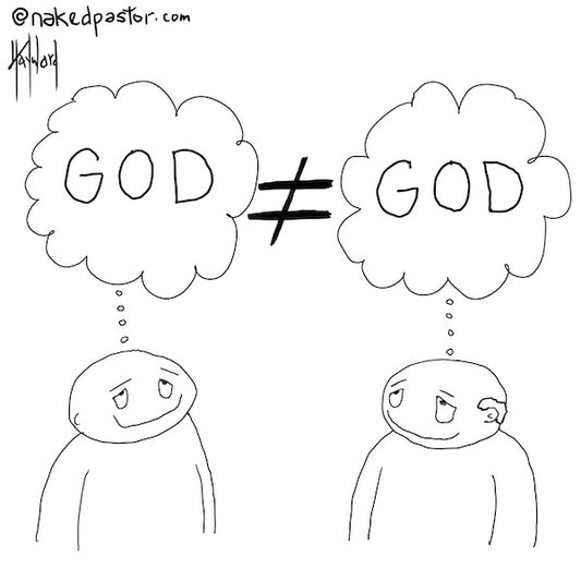 Does Not Equal Digital Cartoon - by nakedpastor