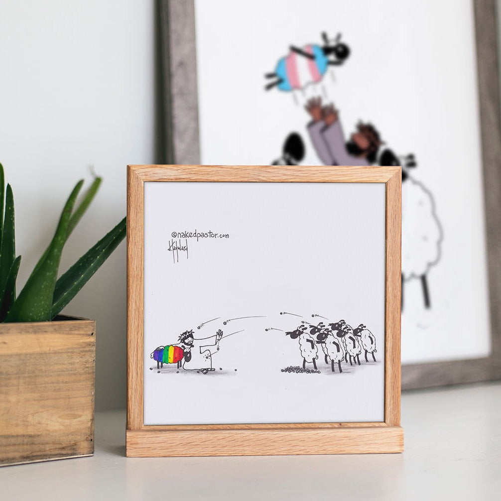 Don't Stone Others Print - by nakedpastor