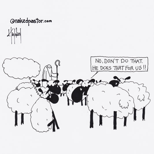 Think for Yourself Digital Cartoon - by nakedpastor