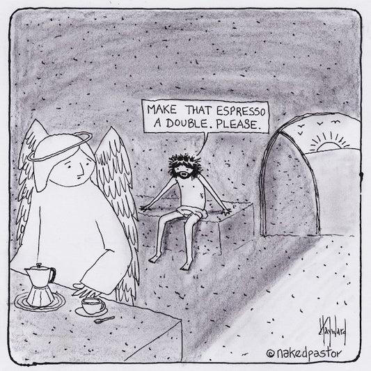 Double Espresso Digital Cartoon - by nakedpastor