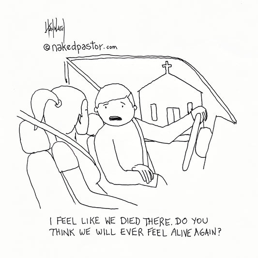 Ever Feel Alive Again? Digital Cartoon - by nakedpastor