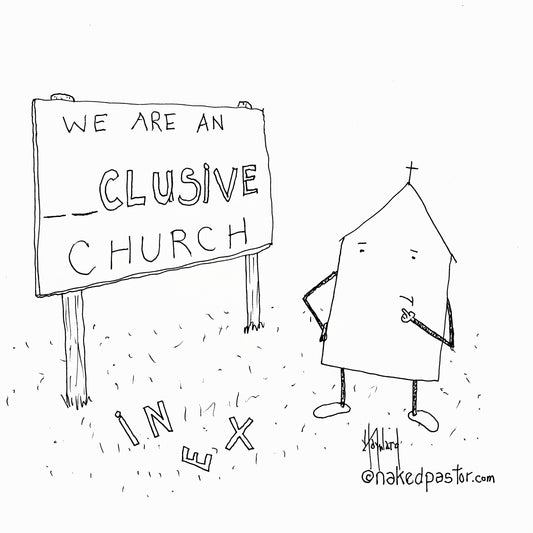 Ex or In Digital Cartoon - by nakedpastor