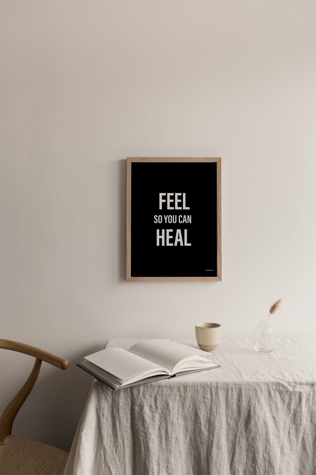 Feel So You Can Heal - Black - by nakedpastor