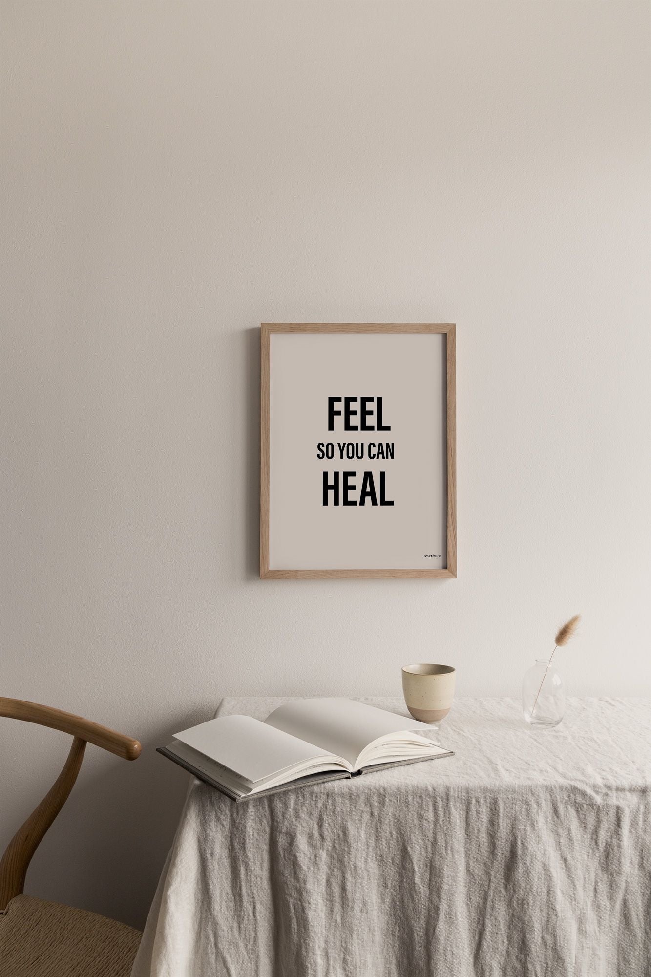 Feel So You Can Heal - Off-White