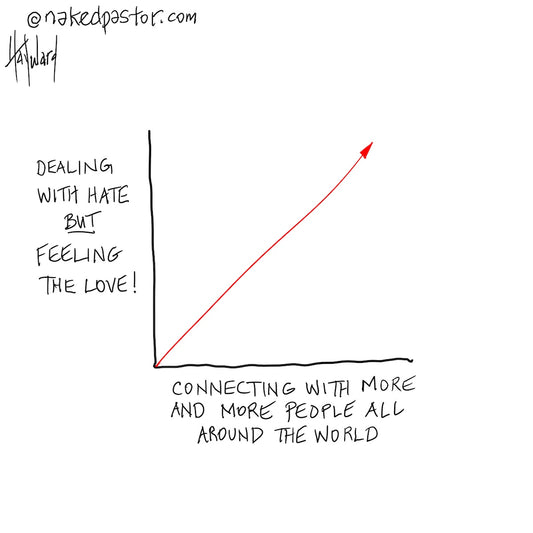 Feeling the Love Digital Cartoon - by nakedpastor