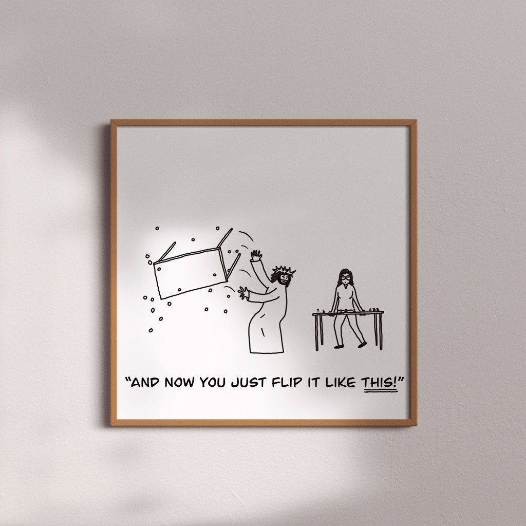 Flip It Like This Print - by nakedpastor