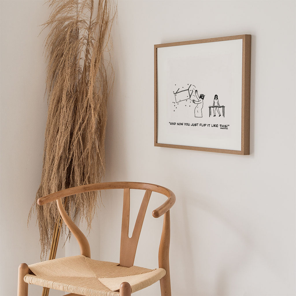 Flip It Like This Print - by nakedpastor