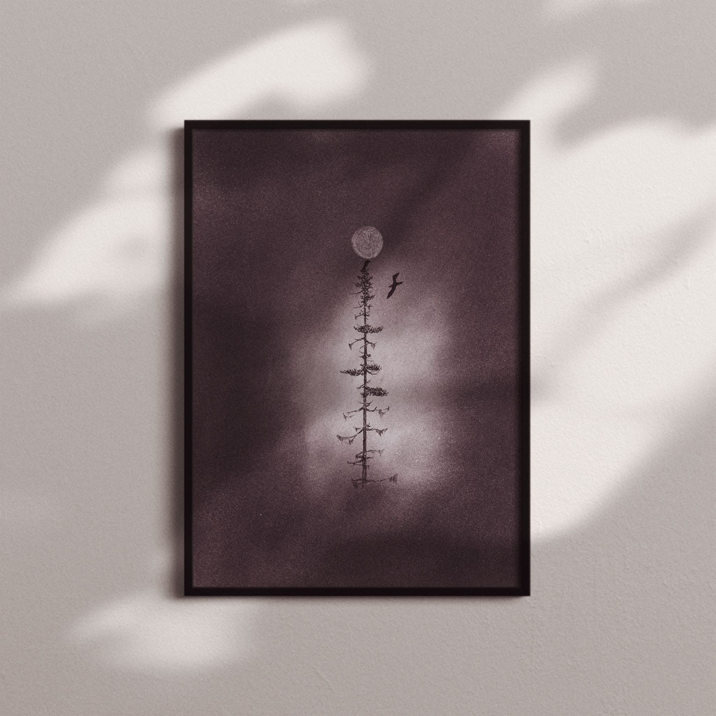 We Are Free Together Charcoal Drawing Print - by nakedpastor