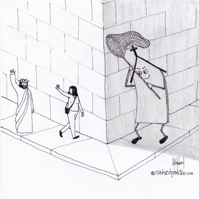 Free Before Church Digital Cartoon - by nakedpastor
