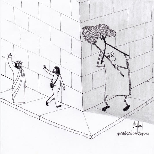 Free Before Church Digital Cartoon - by nakedpastor