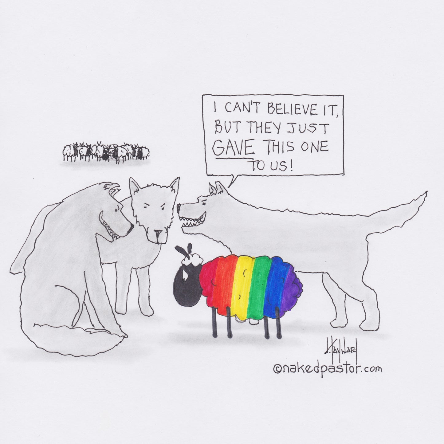 Giving Away the LGBTQ Digital Cartoon - by nakedpastor