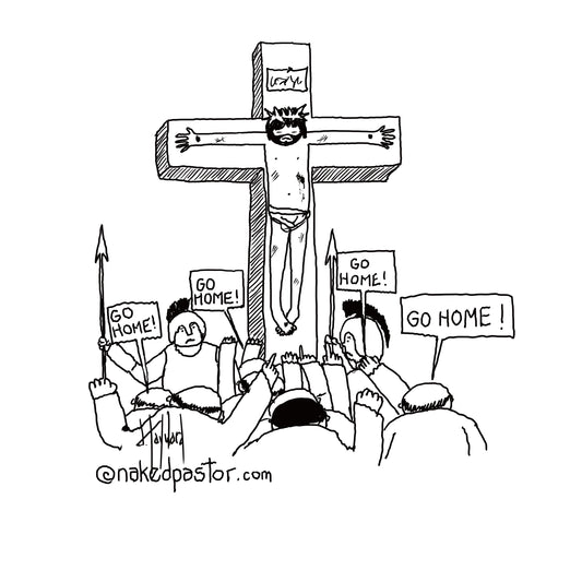 Go Home! Digital Cartoon - by nakedpastor