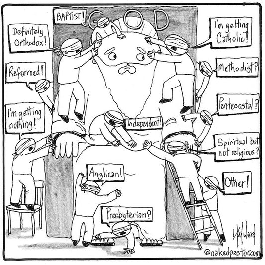 God Guessers Digital Cartoon - by nakedpastor