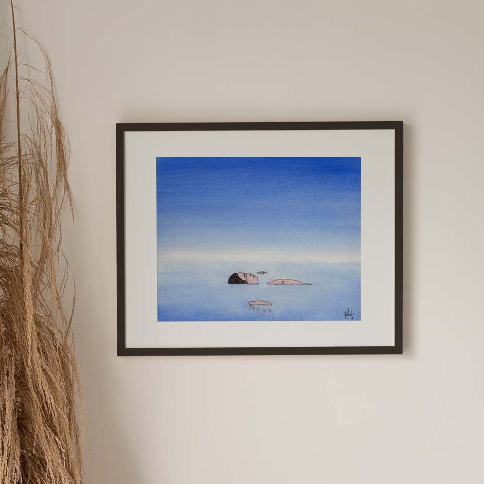 Grief Watercolor Print - by nakedpastor