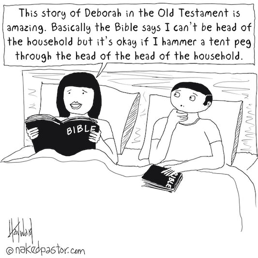 Head of the Head of the Household Digital Cartoon - by nakedpastor