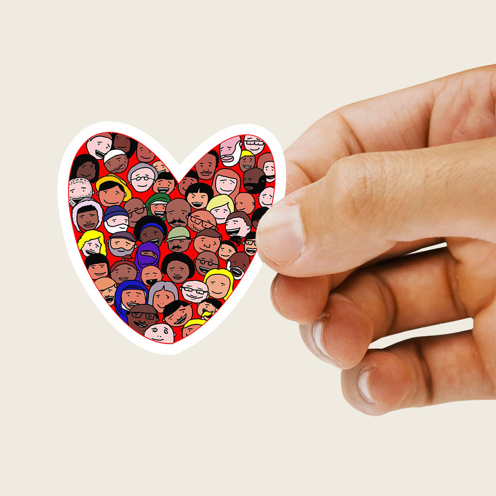 Love Everybody Sticker - by nakedpastor