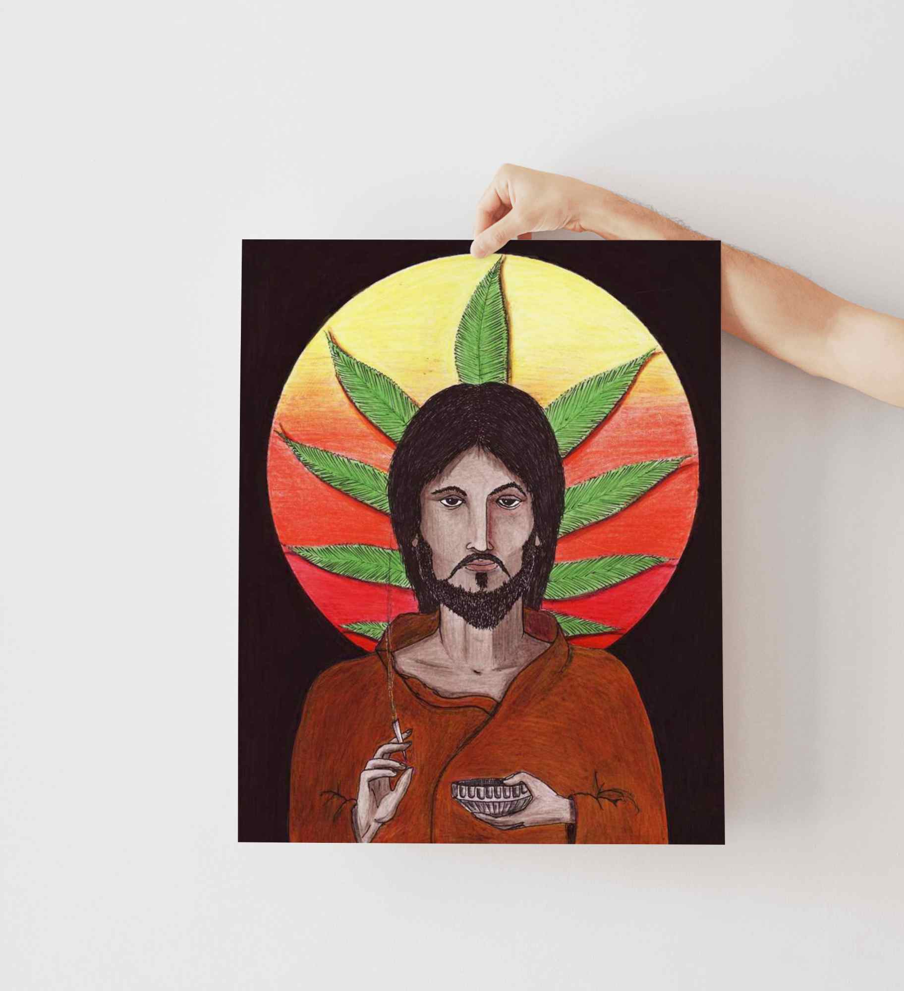 Jesus Higher Print - by nakedpastor