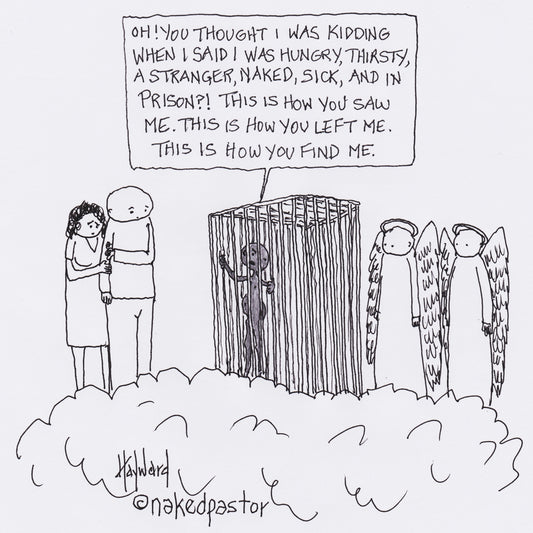How You Left Me Digital Cartoon - by nakedpastor