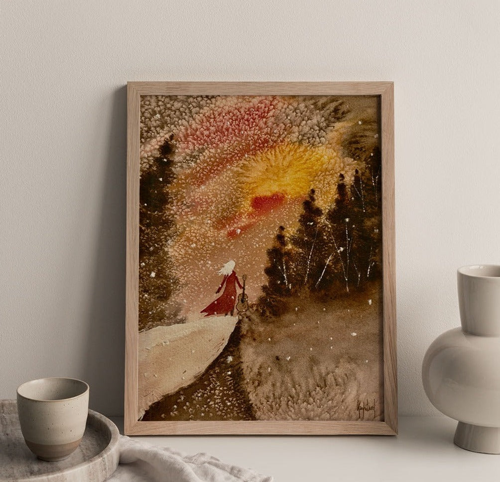Timber Series "I Won't Stop Singing" Print - by nakedpastor
