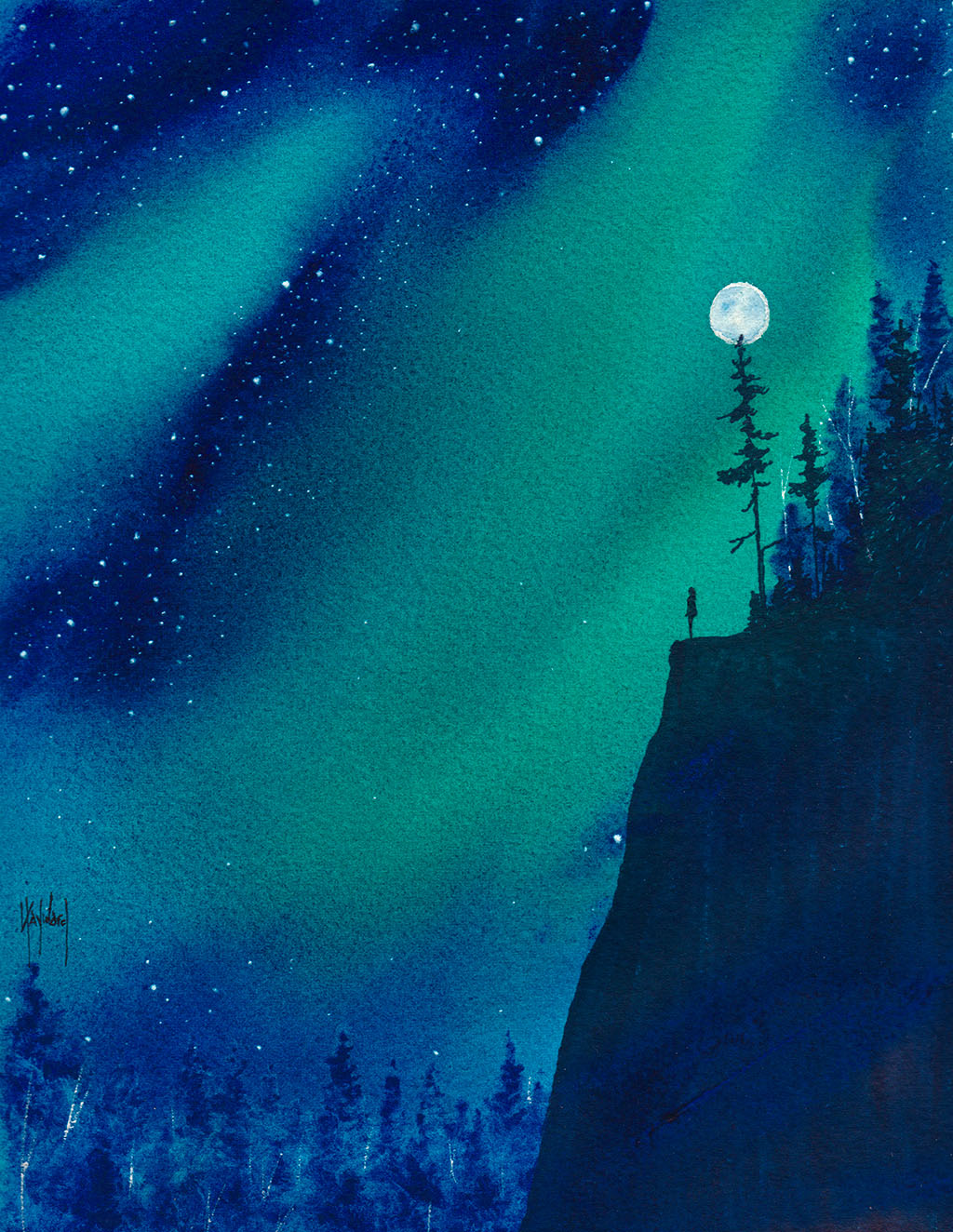 I Feel The Need To Be Seen Watercolor Print - by nakedpastor