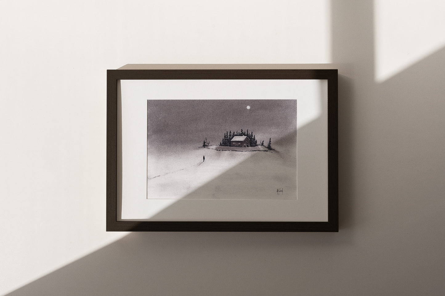 I Just Want to Come Home Charcoal Print - by nakedpastor