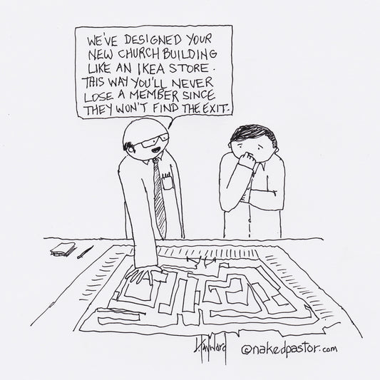 IKEA CHURCH Digital Cartoon - by nakedpastor