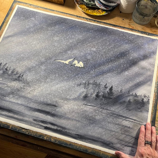 Just You And Me Original Watercolor Painting - by nakedpastor