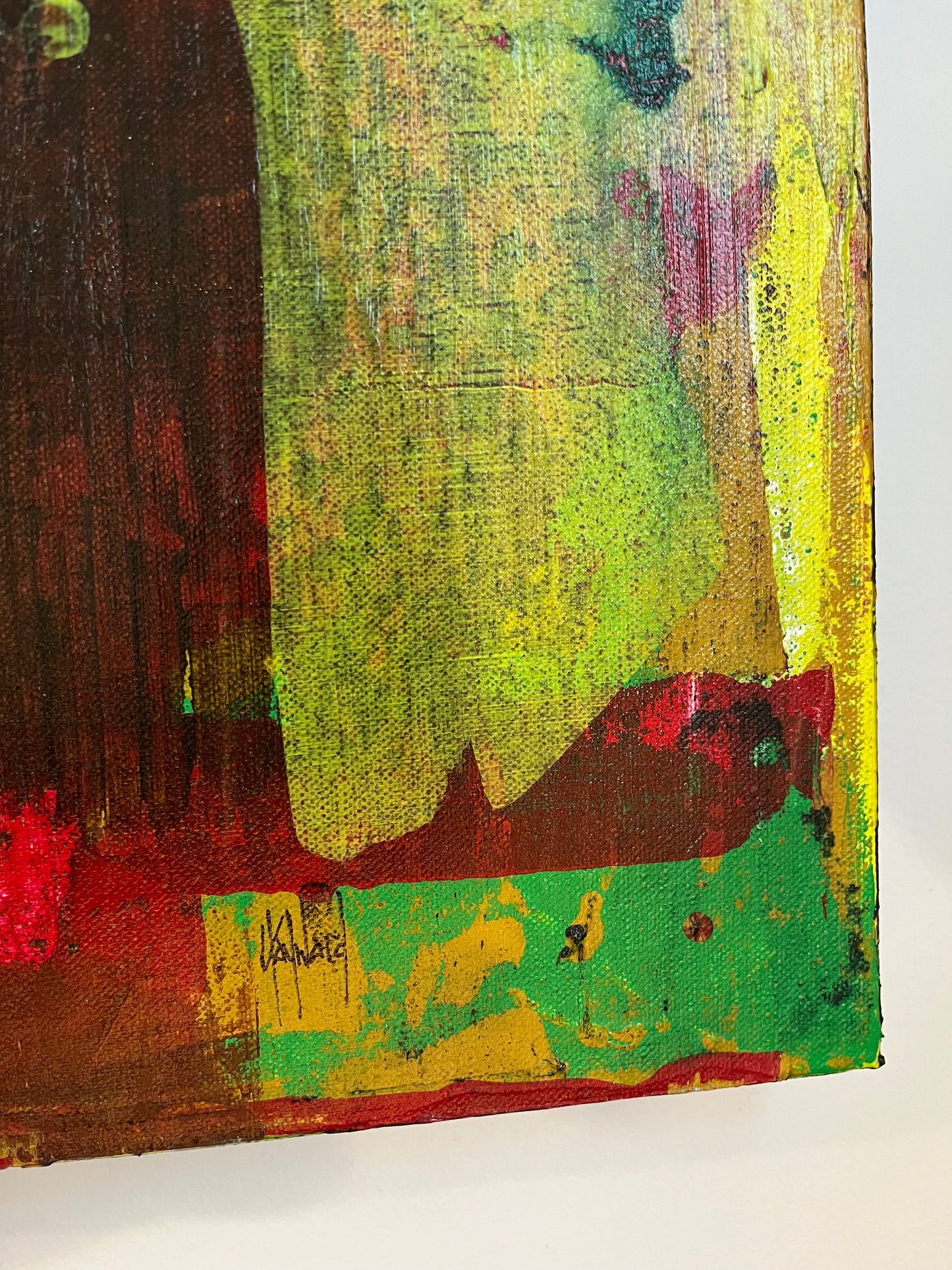 Eternal Cross Original Acrylic and Ink on Canvas - by nakedpastor