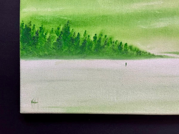 I Will Meet Myself Original Acrylic on Canvas - by nakedpastor