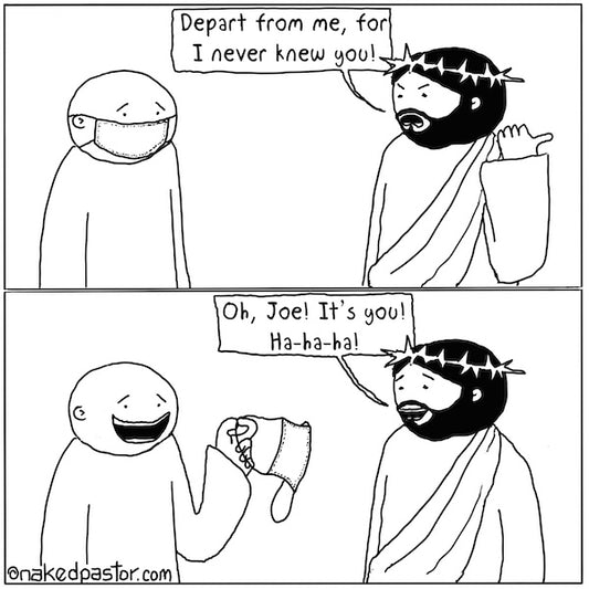 I Never Knew You Digital Cartoon - by nakedpastor