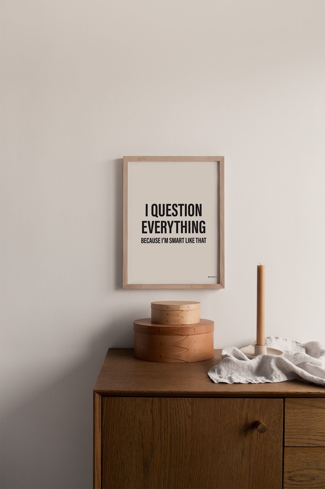 I Question Everything - Off-White - by nakedpastor