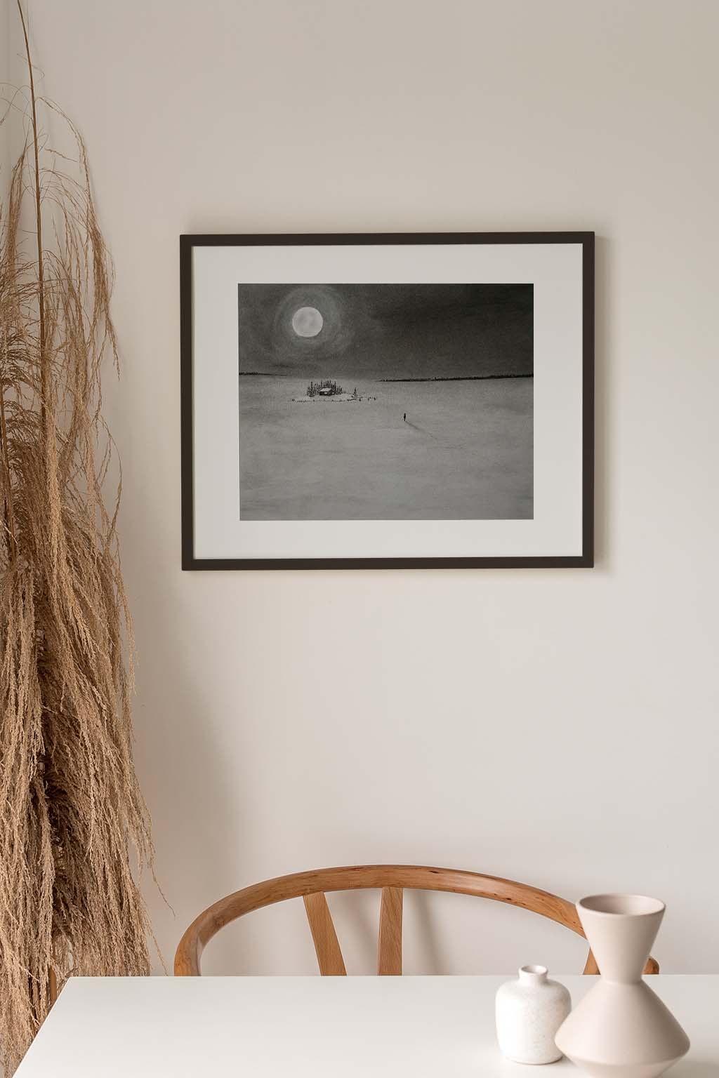 I Return To Love Charcoal Drawing Print - by nakedpastor