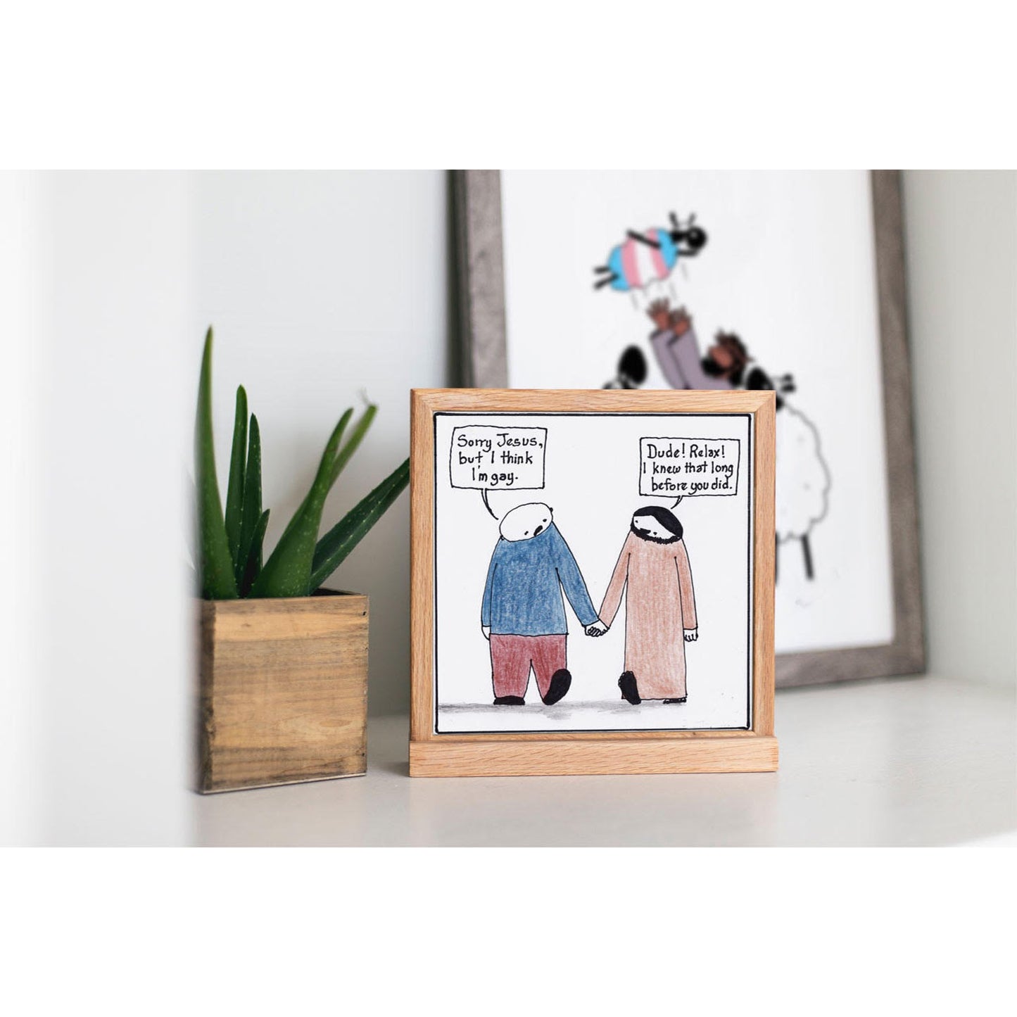 I Think I'm Gay Print - by nakedpastor