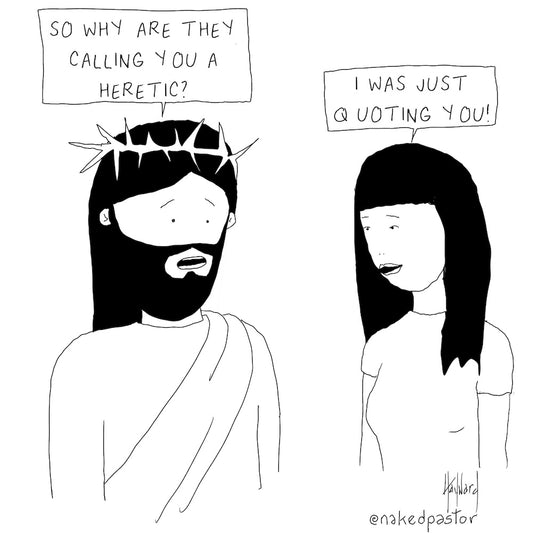 I Was Just Quoting You Digital Cartoon - by nakedpastor