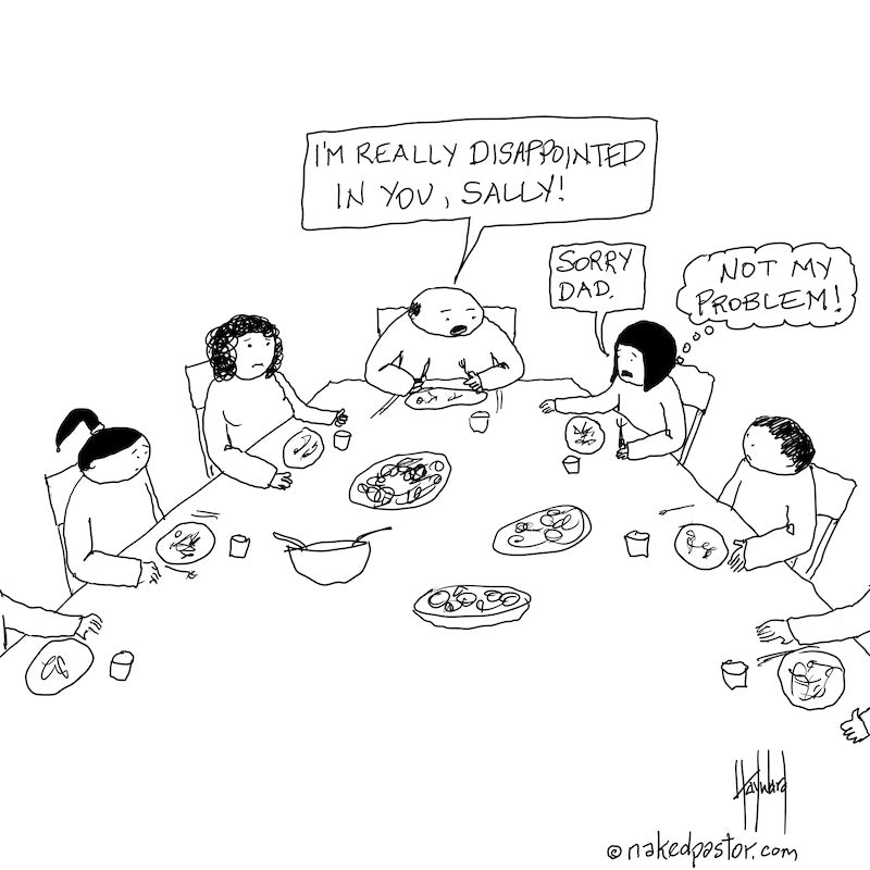 I'm Really Disappointed in You Digital Cartoon - by nakedpastor