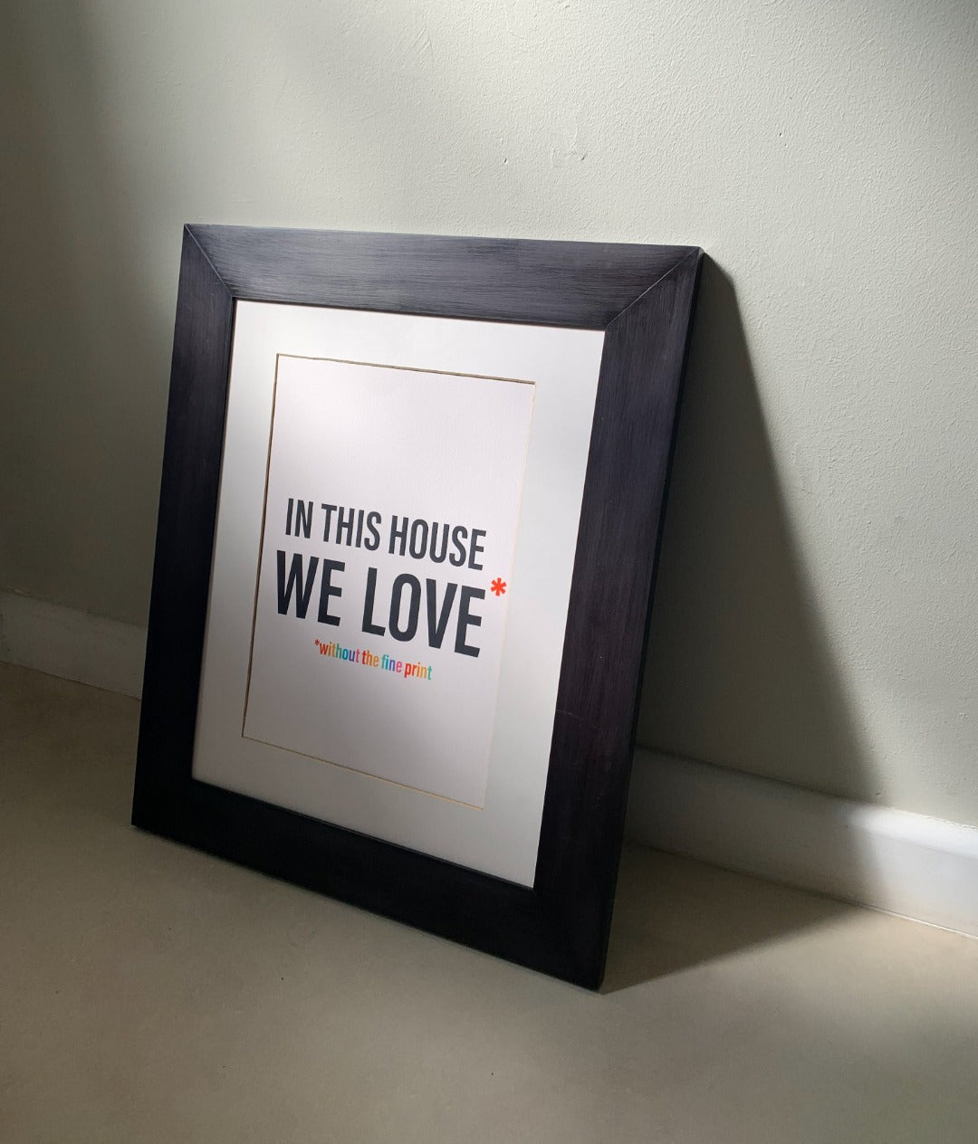 In This House We Love Without The Fine Print - by nakedpastor