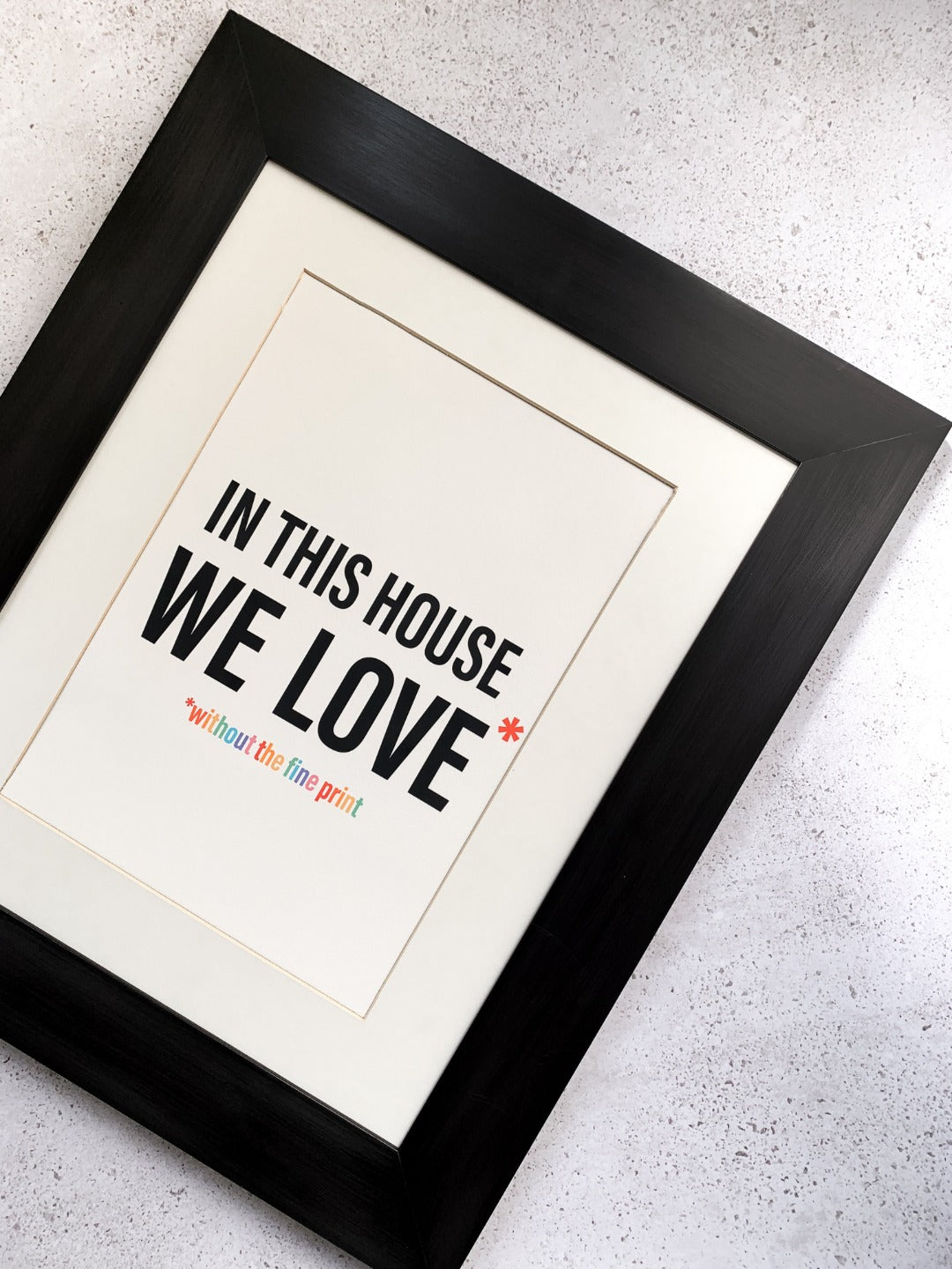 In This House We Love Without The Fine Print - by nakedpastor