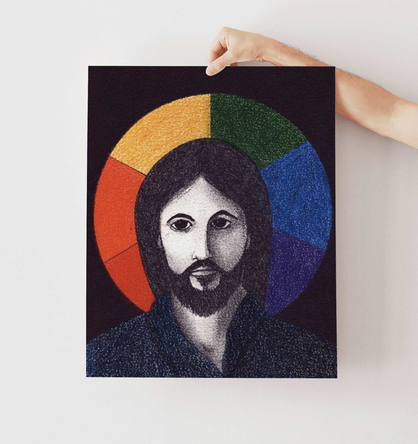 Includer Image of Christ Print - by nakedpastor