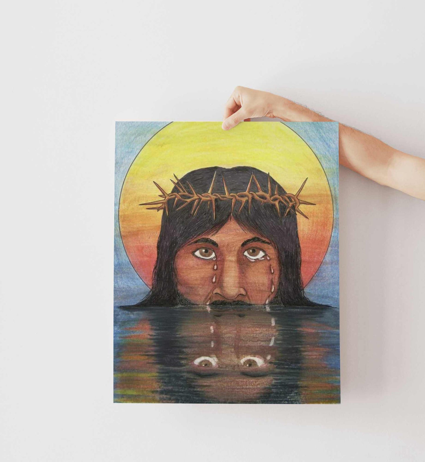 Jesus Cries Print - by nakedpastor