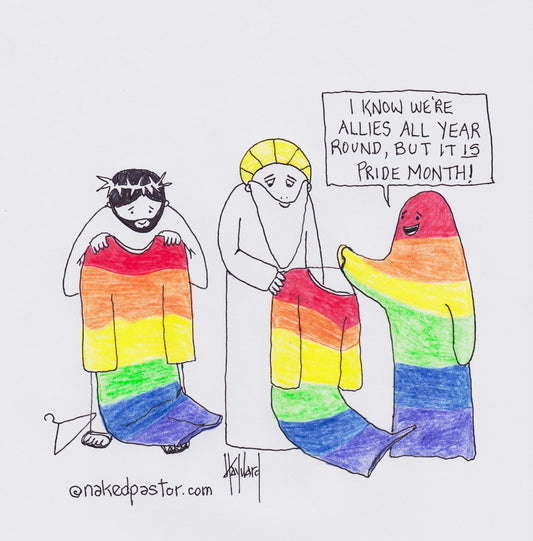 LGBTQ That's the Spirit! Digital Cartoon - by nakedpastor