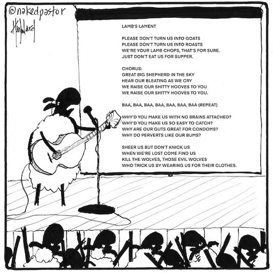 Lamb's Lament Digital Cartoon - by nakedpastor