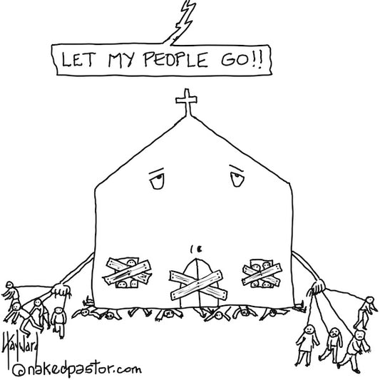 Let My People My God Digital Cartoon - by nakedpastor