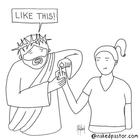 Spirituality and Defiance Like This Digital Cartoon - by nakedpastor