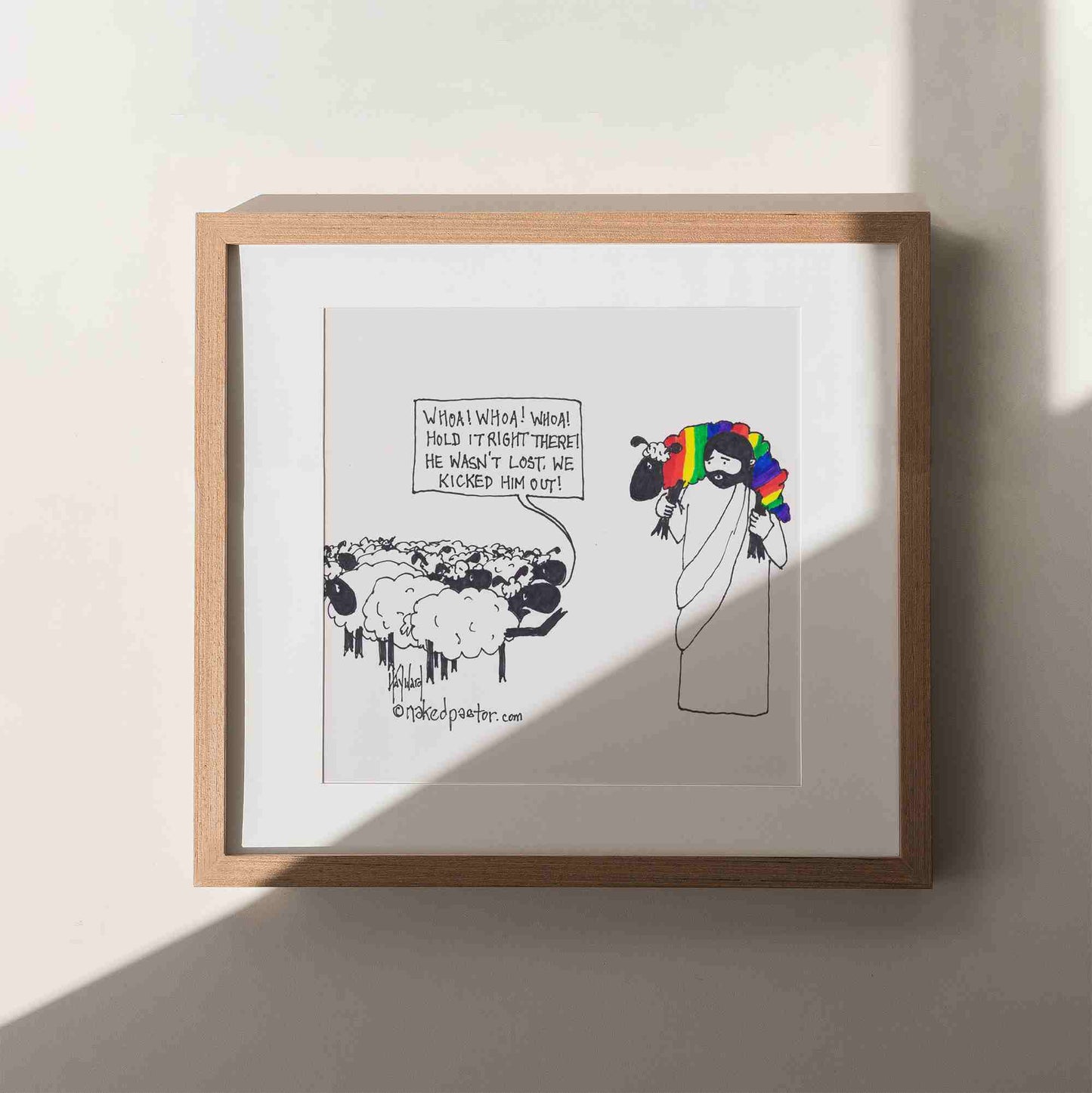 Lost or Kicked Out Print - by nakedpastor