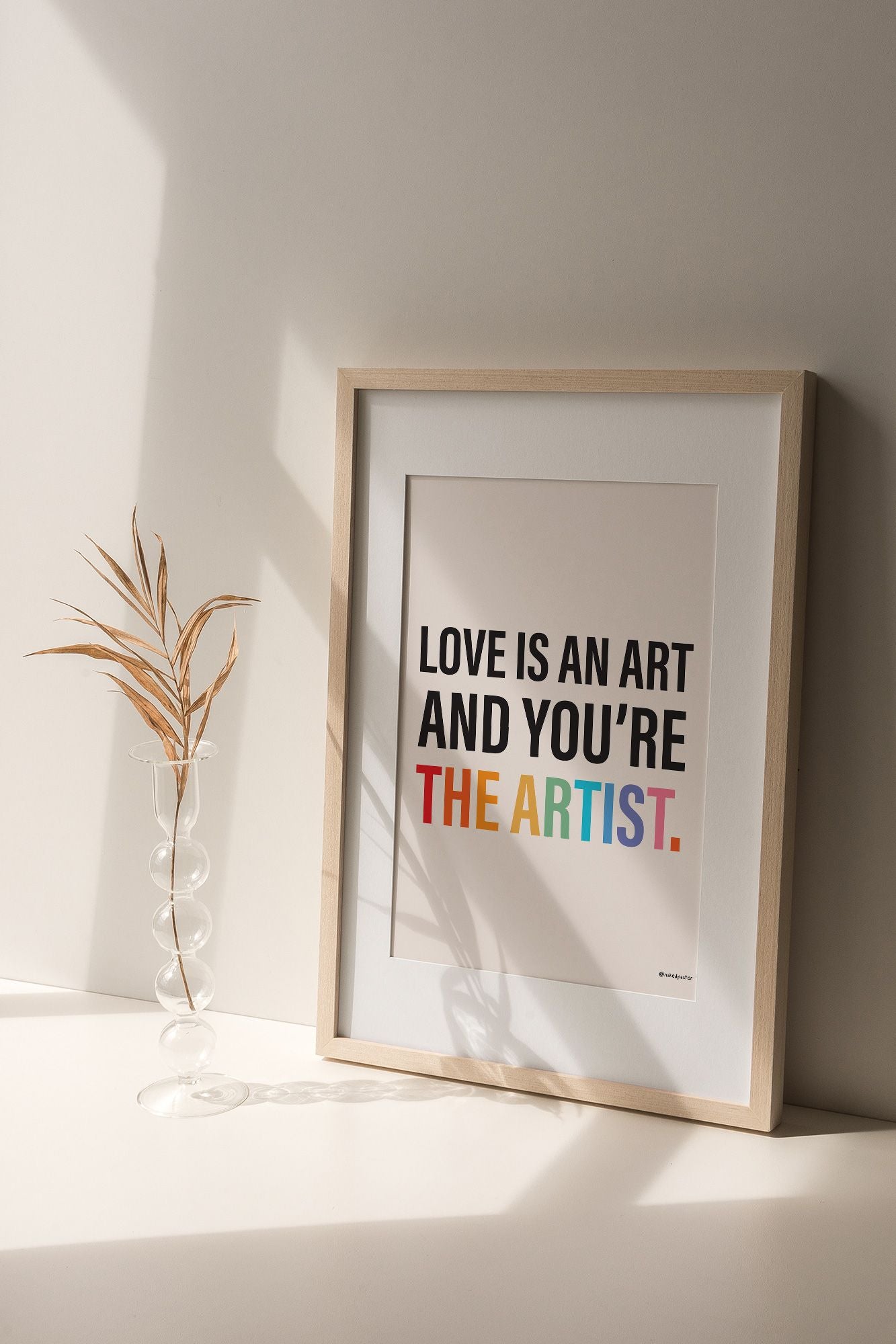 Love Is An Art and You're The Artist - by nakedpastor