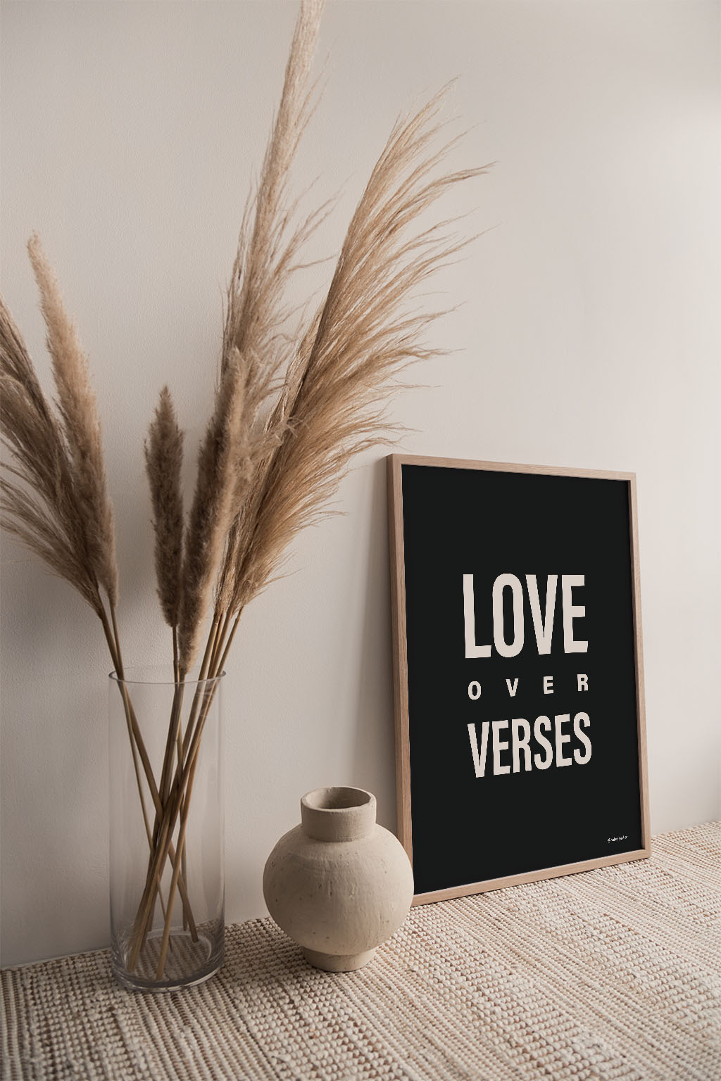 Love Over Verses Print - by nakedpastor