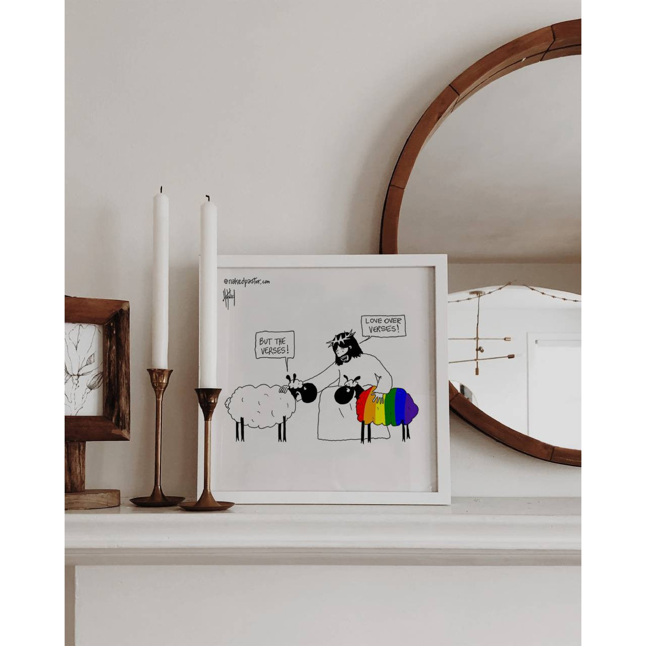 Love Over Verses Print - by nakedpastor